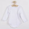 Luxusné body dlhý rukáv New Baby - biele - 50