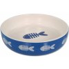 Miska Magic Cat keramická potlač ryba modrá 13x4cm 260ml