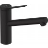 Hansgrohe Zesis M33 - Páková kuchynská batéria 150, pre nízkotlakové/beztlakové ohrievače vody, 1jet, čierna matná 74806670
