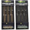 KORDA - Hotové montáže Leadcore Leader Ring Swivels Gravel Brown 3 ks