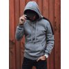 Pánska mikina s kapucňou Dstreet BX5806 Farba: Šedá - tmavo, Veľkosť: XL
