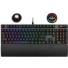 ASUS klávesnice ROG STRIX SCOPE II, mechanická, drátová, ROG RX RED / PBT, US 90MP0350-BKUA01