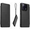 Made for Xiaomi Vyrobené pre Xiaomi Puzdro typu kniha pre Xiaomi 13 Pro s popruhom Black