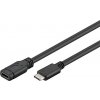Kábel OEM USB-C - USB-C M/F predlžovací (USB 3.1 generation 2), 1m