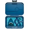 Yumbox Box na obed TAPAS XL 4 1 l, tmavo modrá / žralok, plast
