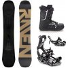 Raven Extremum Carbon snowboard + Raven Fastec FT360 black viazanie + Raven Target obuv - 145 cm + XL (EU 43-46)