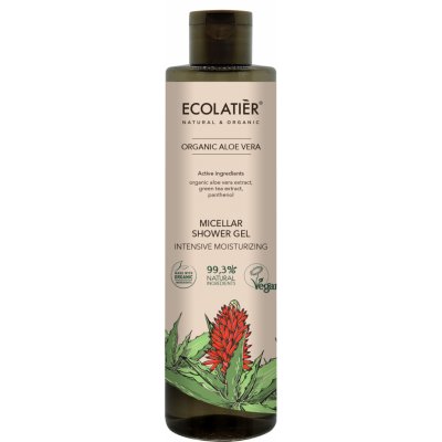 EcoLatier micelárny sprchový gél Aloe vera hydratačný Organic 350 ml
