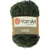 Priadza YarnArt Mink 343 zeleno šedá