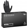Espeon Nitrilové rukavice NITRIL LONGSTAR3 100 ks, nepudrované, čierne, 11.4 g Veľkosť: S