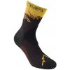Dámske bežecké ponožky La Sportiva Ultra Black/Yellow 35-37EU