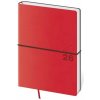 Helma - Flexio - týždenný diár 2026, červený, A5, 14,5 × 20,5 cm