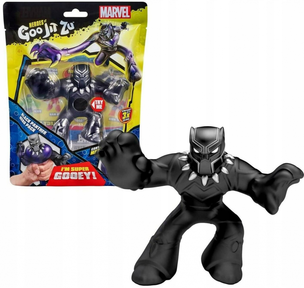 TM Toys GOO JIT ZU MARVEL HERO Black Panther 12 cm