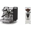 Rocket Espresso Mozzafiato FAST V, black + Eureka Mignon XL, CR white