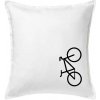 Bicykel na výšku - Vankúš 50x50 - 50x50 - Iba poťah ( Biela )