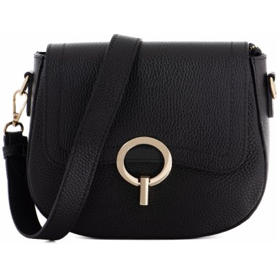 Renata Corsi dámska kožená crossbody kabelka RC1823 Nero