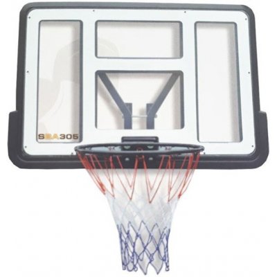 SPARTAN SPORT Basketbalový kôš s doskou SPARTAN Transparent 110 x 75 cm