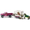 SCHLEICH 442346 Pick-up s koňským prívesom