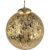 Clayre & Eef Ozdoba guľa zlatá 9 cm 3830