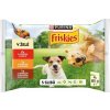 Friskies Adult hovädzie kura jahňacie v želé 4 x 85 g