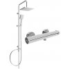 Mexen Tord, sprchový set s dažďovou sprchou a KAI termostatickou sprchovou batériou, chrómová, 77100200-00