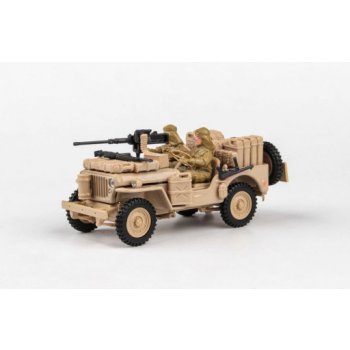 Cararama Ton Military Vehicle With Gun Sandy Yellow 1:43