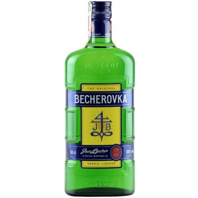 Becherovka 38% 0,5l (čistá fľaša)