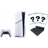 Bundle PlayStation 5 Slim + 3 hry+ 3D stojan na hry