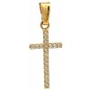 Zlatnictvo.sk Zlatý prívesok Krížik PRI25813