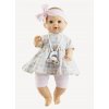 Paola Reina Realistické bábätko - dievčatko Sonia v šatách so zvukom