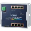 PLANET Technology Planet WGS-4215-8P2S plochý L2/L4 switch, 8x1Gb, 2x1Gb SFP, 8x PoE 802.3at 200W, 48-56VDC, -40~75°C, IP30, fanless WGS-4215-8P2S