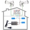 HEVC anténny komplet pre 3 TV TESLA 838-101-3