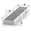 MANN-FILTER Filter vnútorného priestoru CUK4624