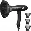 Profesionálny fén na vlasy s difuzérom Parlux Elysium Black - 2300 W, lesklý čierny