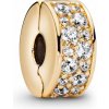 PANDORA pozlátená korálka Žiarivá elegancia 768658C01