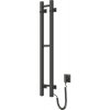 Navin | Elektrický sušiak na uteráky SILOUETTE 187W/230V 101,1 cm IP44 čierna pravá hran. | NV0011