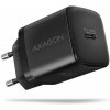 AXAGON ACU-PD30, Sil nabíjačka do siete 30W, 1x port USB-C, PD3.0PPSQC4+SFCAFCApple, čierna ACU-PD30