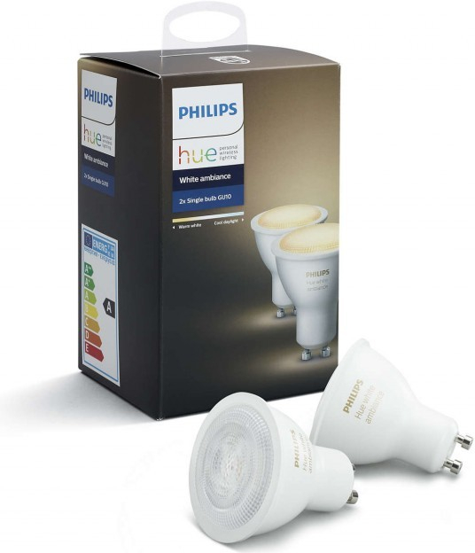 Philips Hue White Ambiance, 2x žiarovka 5,5W GU10 DIM 871869962929800