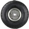 Nafukovacie koleso s ložiskami, otvor 20mm, priemer 27,5 cm, šírka 8,5 cm, sivé, bez osky