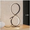 Eglo Eglo 901269 - LED Stolná lampa SERPINS LED/11,4W/230V 3000K čierna EG901269 + záruka 5 rokov zadarmo