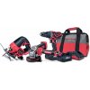 Set Worcraft WSET-03, S20Li ShareSYS, priamočiara píla, uhlová brúska, skrutkovač, nabíjačka, 2x accu + brašňa