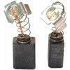 Asein 0861J Náhradní uhlíky (2ks) pro stroje MAKITA (6 x 9 x 11 mm), typ 261