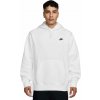 Pánska mikina Nike, CLUB FLEECE PULLOVER HOODIE biela,čierna, XXL