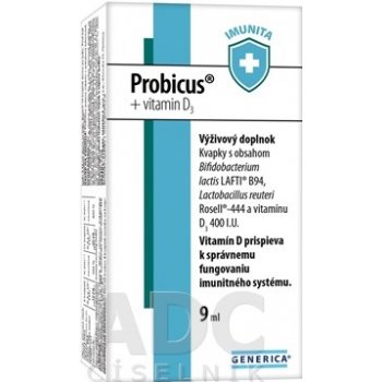 Generica Probicus + vitamin D3 9 ml od 8,99 € - Heureka.sk