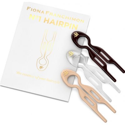 Fiona Franchimon Nº 1 Hairpin London Collection (Brown, Transparent, Soft Beige) 3 ks
