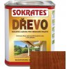 SOKRATES Olejová ochranná lazura KAŠTAN 0,75 lt