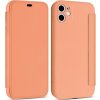 AppleKing flipové silikónové puzdro s kapsou na kartu pre iPhone 11 Pro - oranžové - možnosť vrátiť tovar ZADARMO do 30tich dní