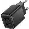 Baseus nabíječka do sítě Compact 2xUSB 10,5W černá 6932172606909