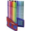 Prémiová vláknová fixka - STABILO Pen 68 - ColorParade - 20 ks deskset modrá/červená