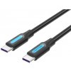 Vention COTBD Type-C (USB-C) 2.0 Male to USB-C, Male 100W / 5A, 0.5m, černý