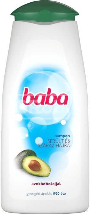 Baba šampón pre poškodené a suché vlasy Avokádový olej 400 ml